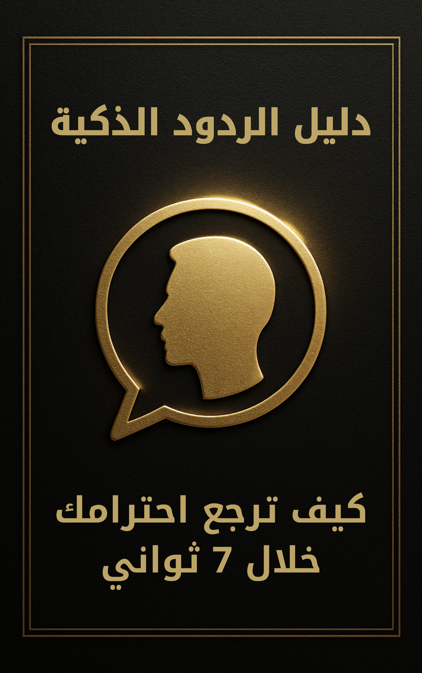 دليل الردود الذكية™ – 43 رد جاهز لتوقيف الإحراج خلال 7 ثواني